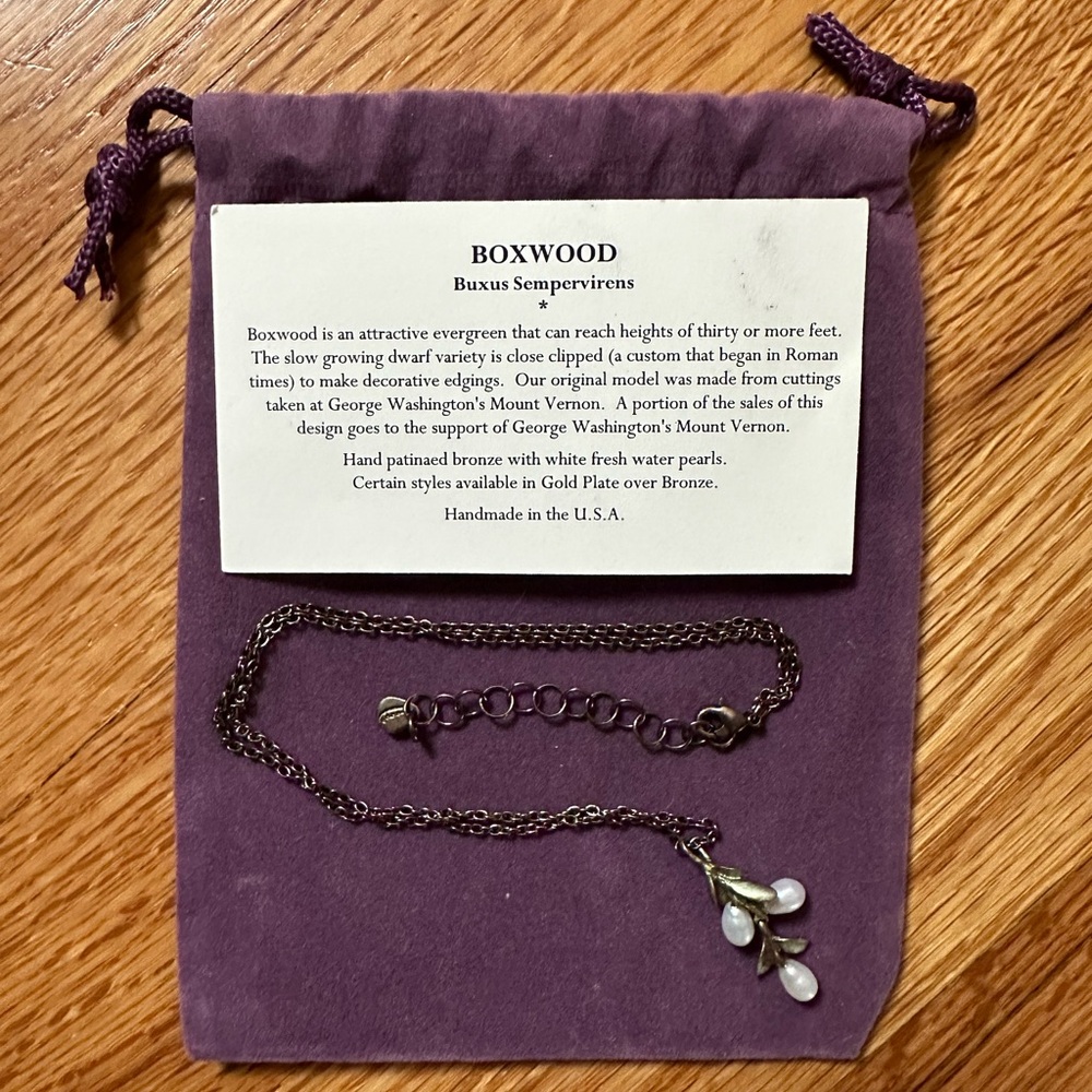 Michael Michaud Boxwood Necklace